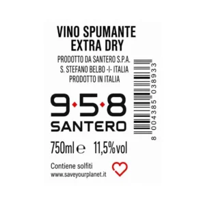 Spumante Santero 958 Dedica Extra Dry 750 ml