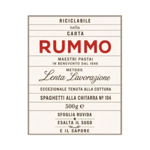 Rummo Spaghetti alla Chitarra N°104 500 g – Ruvida al Bronzo