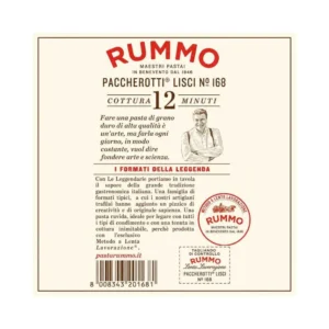 Paccherotti Lisci n. 168 Rummo 500 g