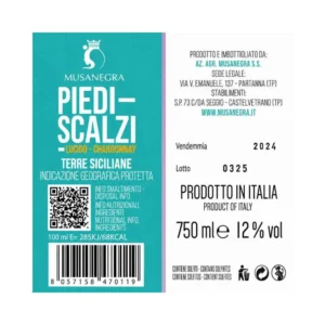Lucido Chardonnay IGP Piedi Scalzi Musanegra 75 cl
