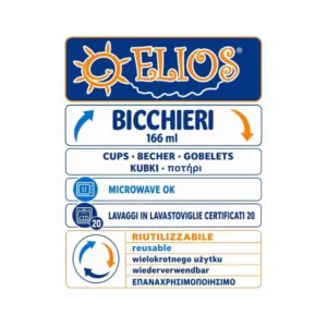Bicchieri in plastica 160/166 cc