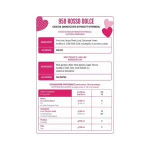 Spumante Santero 958 Dolce Rosso 750 ml