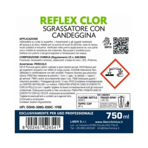 Likor Reflex Clor Sgrassatore con Candeggina 750 ml