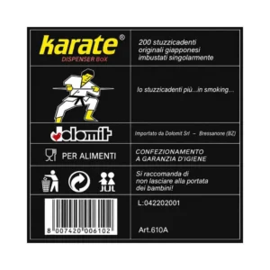 Stuzzicadenti Monodose Karate 200 Pezzi