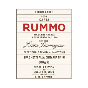 Rummo Spaghetti alla Chitarra N°104 500 g – Ruvida al Bronzo