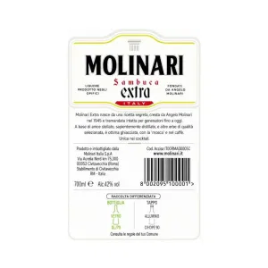 Sambuca Molinari Extra 700 ml