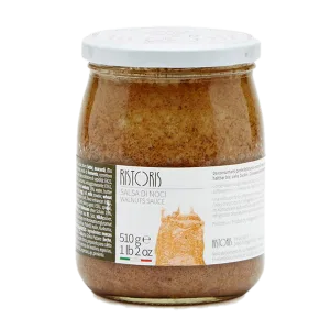 Salsa di Noci Ristoris — Vaso Vetro 580 g — per Pasta e Primi Piatti