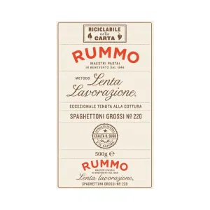 Rummo Spaghettoni Grossi N°220 500 g – Trafilata al Bronzo