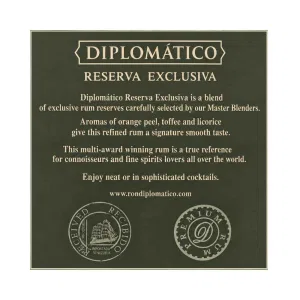 Rum Diplomatico Reserva Exclusiva 70 cl – Venezuela 12 Anni Astucciato