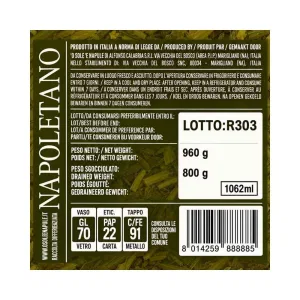 Friarielli Napoletani in Vaso di Vetro 960 g