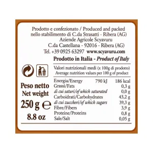 Marmellata di Arancia 250g | Scyavuru (ETICHETTA 360°)