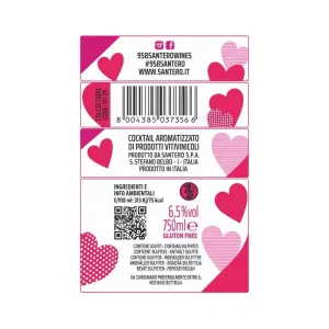 Spumante Santero 958 Dolce Rosso 750 ml