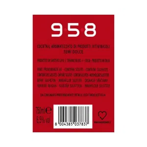 Spumante Santero 958 Glam Red 750 ml