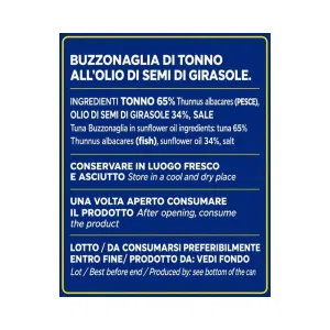 Buzzonaglia Di Tonno Due Pavoni 160 g