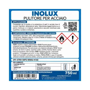 Likor Inolux Pulitore per Acciaio 750 ml