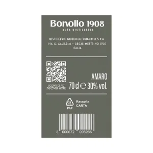 Amaro OF Bonollo Capsule 700 ml