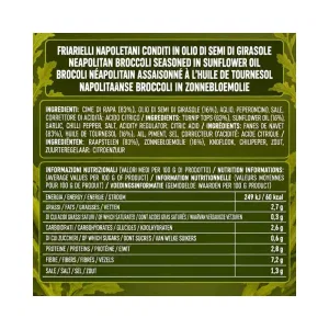 Friarielli Napoletani in Vaso di Vetro 960 g