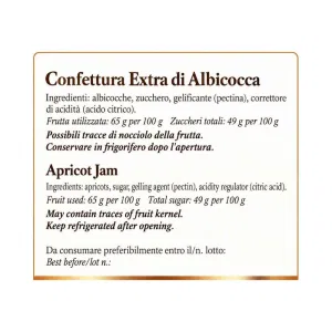 Confettura Extra di Albicocca 250g | Scyavuru (ETICHETTA 360°)
