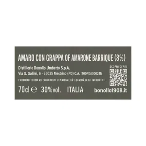 Amaro OF Bonollo Capsule 700 ml