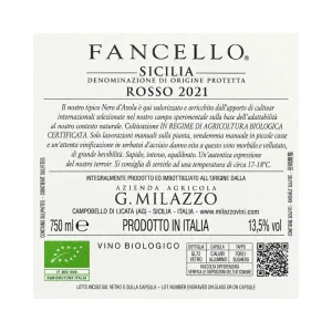 Milazzo Fancello Rosso 75 cl