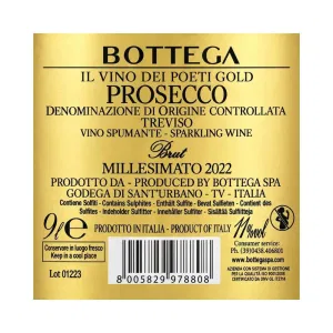 Bottega Gold Prosecco DOC 9 l Salmanazar