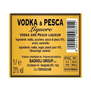 Vodka Iceberg Pesca Bagnoli 1 l