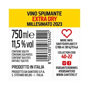 Santero 958 Pop Art Millesimato Extra Dry 750 ml