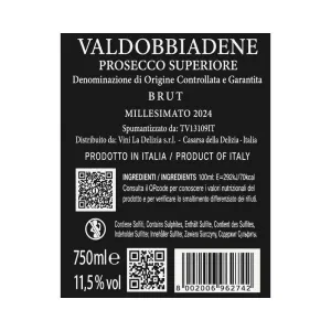 Prosecco Millesimato Naonis Brut 750 ml