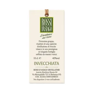 Grappa Invecchiata Rossi d'Asiago Stella 100 ml