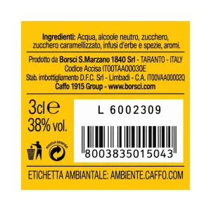 Elisir Borsci San Marzano Mignon 3 cl 38%