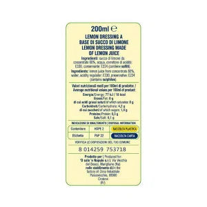 Succo di Limone O Sole e Napule – Formato Pratico 200 ml