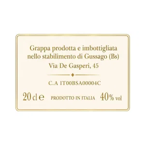 Grappa D.Giù Milazzo 200 ml