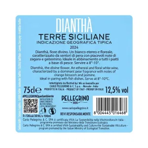 Pellegrino Dianthà Bianco Terre Siciliane IGT 75 cl