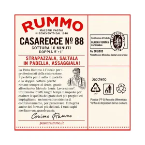 Rummo Casarecce N°88 1 kg – Lenta Lavorazione