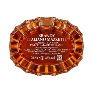 Brandy Mazzetti d'Altavilla 35 Anni 70 cl Cassetta Legno