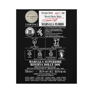 Florio Marsala Superiore Riserva Dolce 1994 SD0294 75 cl
