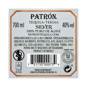 Tequila Patrón Silver 70 cl