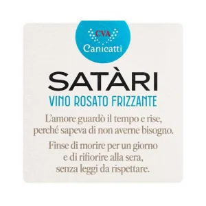 Satàri Rosato Frizzante CVA Canicattì 75 cl
