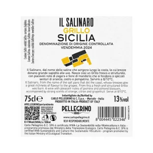 Pellegrino Il Salinaro Grillo Sicilia DOC 75 cl