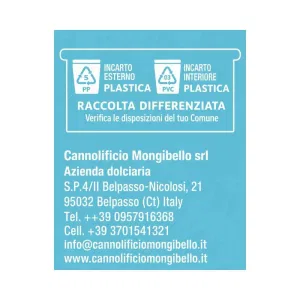 Cannoli Siciliani Mignon Mongibello 190 g