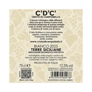 Cristo di Campobello CDC Bianco 75 cl