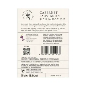Cabernet Sauvignon Mandrarossa 750 ml
