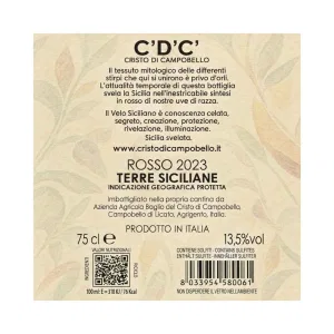 Cristo di Campobello CDC Rosso 75 cl