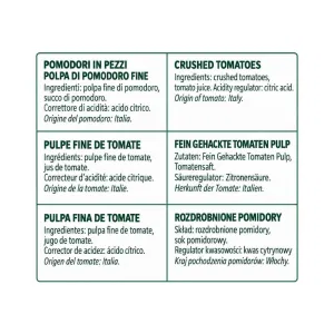 Polpa Pomopizza 2x5 kg La Torrente Bag in Box
