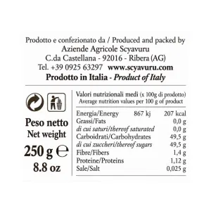 Confettura Extra di Gelso Nero 250g | Scyavuru (ETICHETTA 360°)