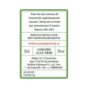 Amaro Jägermeister Mignon 2 cl