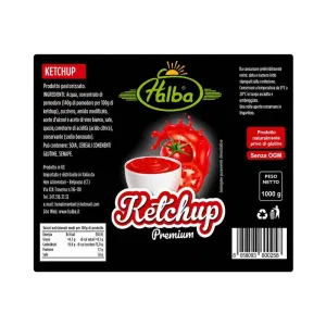 Ketchup Professionale 900 g per Hamburger – Halba