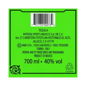 Tequila Patrón Silver 70 cl