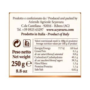 Confettura Extra di Albicocca 250g | Scyavuru (ETICHETTA 360°)