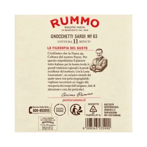 Gnocchetti Sardi Rummo n. 63 – Pasta di Semola 1 kg